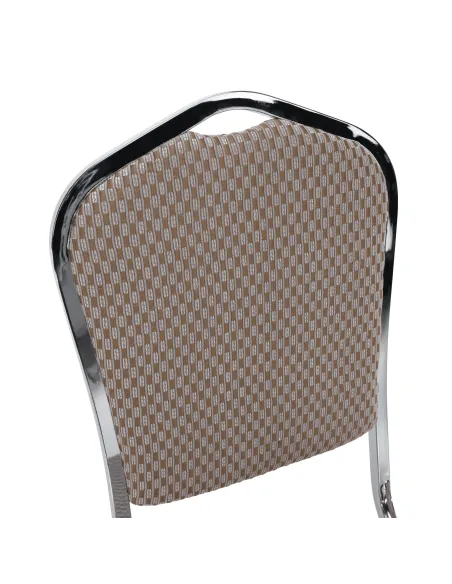 Scaun stivuitor ZINA 3 NEW, conferinte/restaurant, 44x60x95 cm, Tesatura/Metal | MobilaOK