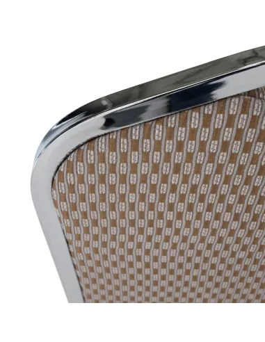 Scaun stivuitor ZINA 3 NEW, conferinte/restaurant, 44x60x95 cm, Tesatura/Metal | MobilaOK