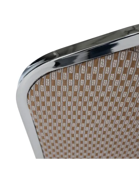 Scaun stivuitor ZINA 3 NEW, conferinte/restaurant, 44x60x95 cm, Tesatura/Metal | MobilaOK