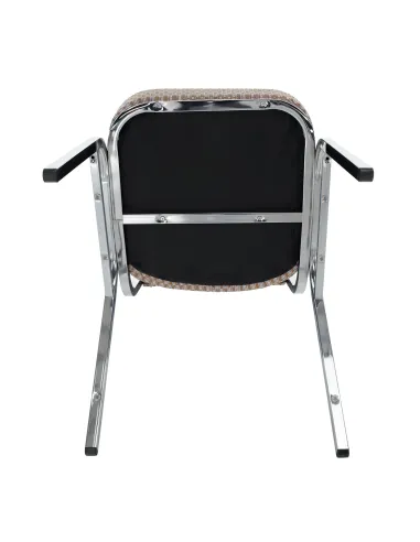 Scaun stivuitor ZINA 3 NEW, conferinte/restaurant, 44x60x95 cm, Tesatura/Metal | MobilaOK