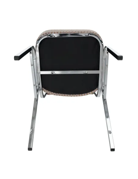 Scaun stivuitor ZINA 3 NEW, conferinte/restaurant, 44x60x95 cm, Tesatura/Metal | MobilaOK