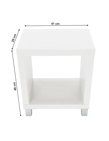 Etajeră TOFI 1 NEW pentru living, dormitor, birou, 41x29x48 cm, PAL melaminat | MobilaOK