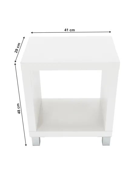 Etajeră TOFI 1 NEW pentru living, dormitor, birou, 41x29x48 cm, PAL melaminat | MobilaOK