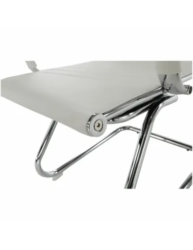 Scaun de birou, AZURE 2 NEW TYP 2, birou, 54.5x62.5x90.5 cm, piele ecologica si crom | MobilaOK