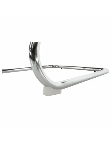 Scaun de birou, AZURE 2 NEW TYP 2, birou, 54.5x62.5x90.5 cm, piele ecologica si crom | MobilaOK