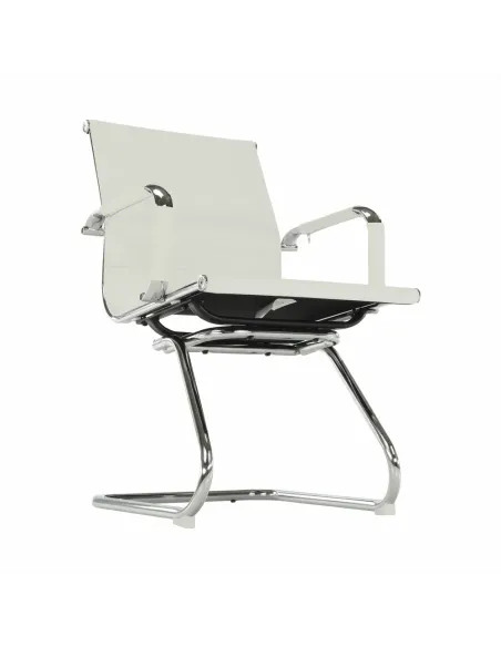 Scaun de birou, AZURE 2 NEW TYP 2, birou, 54.5x62.5x90.5 cm, piele ecologica si crom | MobilaOK