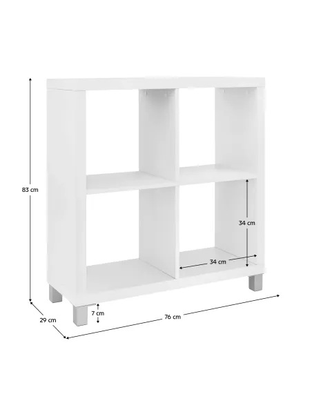 Dulap biblioraft TOFI 2 NEW, living/dormitor/birou, 76x29x83 cm, PAL melaminat | MobilaOK