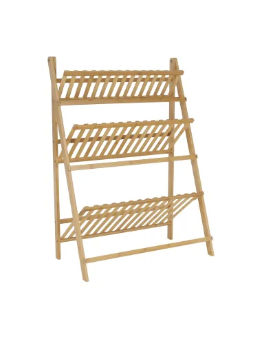 Raft, NEPEL, living/bucătărie/balcon, 70x40x96 cm, bambus natural | MobilaOK