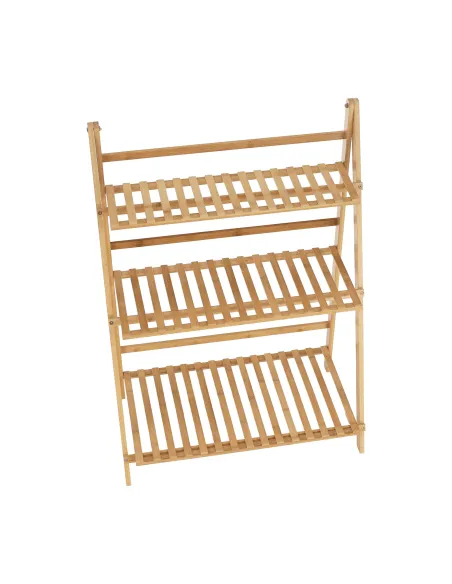 Raft, NEPEL, living/bucătărie/balcon, 70x40x96 cm, bambus natural | MobilaOK