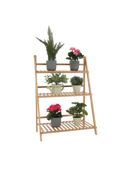 Raft, NEPEL, living/bucătărie/balcon, 70x40x96 cm, bambus natural | MobilaOK