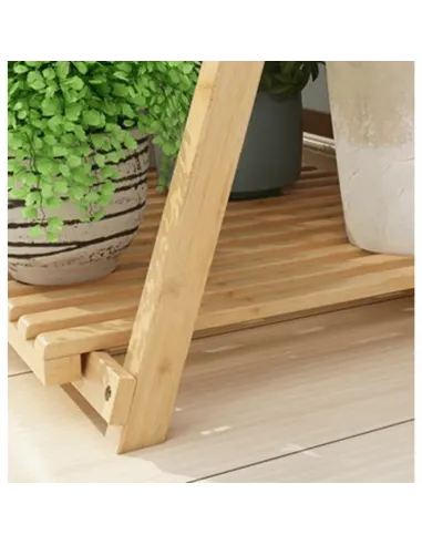 Raft, NEPEL TYP 2, living/bucătărie/balcon, 70x47x122 cm, Bambus | MobilaOK
