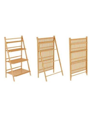 Raft, NEPEL TYP 2, living/bucătărie/balcon, 70x47x122 cm, Bambus | MobilaOK