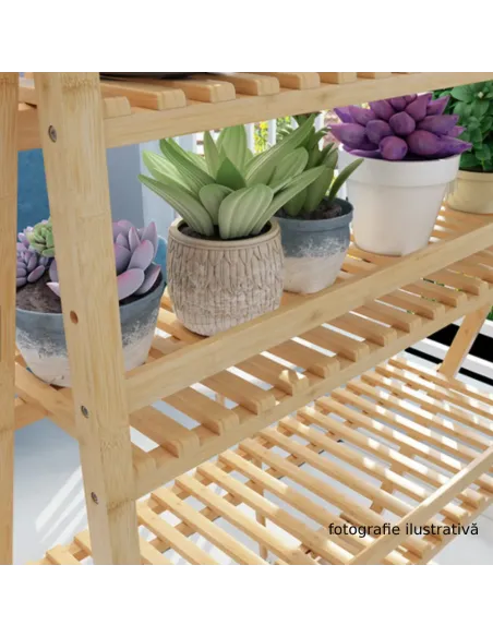 Raft, NEPEL TYP 2, interior/exterior, 70x47x122 cm, Bambus | MobilaOK