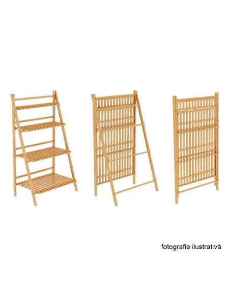Raft, NEPEL TYP 2, interior/exterior, 70x47x122 cm, Bambus | MobilaOK