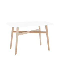 Masă Dining CYRUS 2 NEW, sufragerie, 120x80 cm, MDF și lemn masiv | MobilaOK