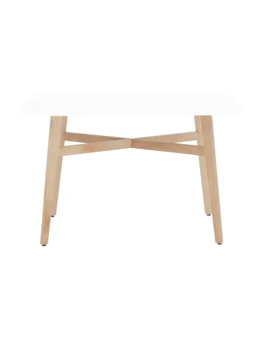 Masă Dining CYRUS 2 NEW, sufragerie, 120x80 cm, MDF și lemn masiv | MobilaOK
