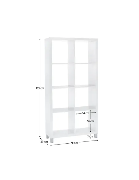 Dulap biblioraft TOFI 3 NEW, living/dormitor/birou, 76x29x83 cm, PAL melaminat | MobilaOK