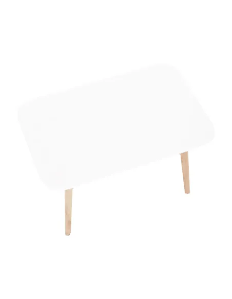 Masă Dining CYRUS 2 NEW, sufragerie, 120x80 cm, MDF și lemn masiv | MobilaOK