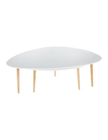 Set 2 Măsuțe Cafea, FOLKO NEW, living/birou, grosime 18 mm, PAL/fag natural, KONDELA | MobilaOK