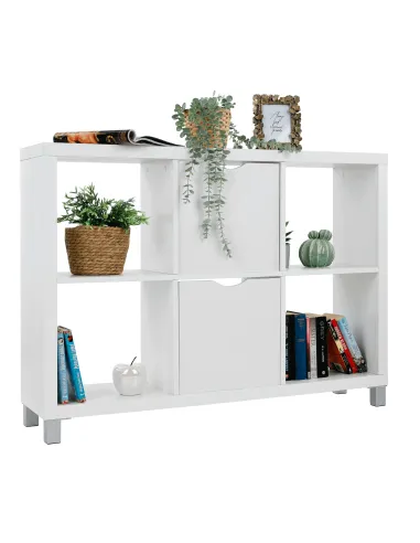 Dulap biblioraft, TOFI 4 NEW, living/birou, 111x29x83 cm, PAL melaminat | MobilaOK