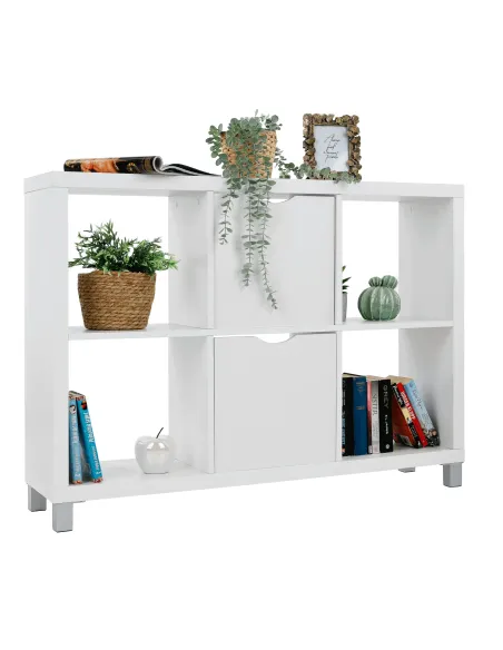 Dulap biblioraft, TOFI 4 NEW, living/birou, 111x29x83 cm, PAL melaminat | MobilaOK