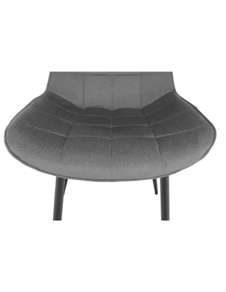 Scaun SARIN, birou/living, 54x56x90 cm, catifea și metal | MobilaOK
