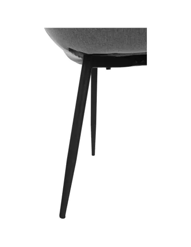 Scaun SARIN, birou/living, 54x56x90 cm, catifea și metal | MobilaOK