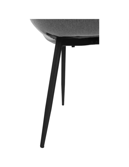 Scaun SARIN, birou/living, 54x56x90 cm, catifea și metal | MobilaOK