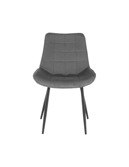 Scaun SARIN, birou/living, 54x56x90 cm, catifea și metal | MobilaOK