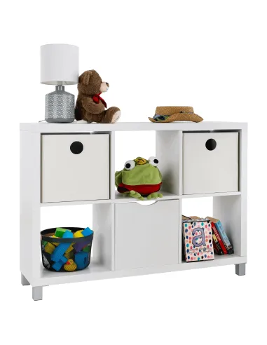 Dulap biblioraft, TOFI 4 NEW, living/birou, 111x29x83 cm, PAL melaminat | MobilaOK