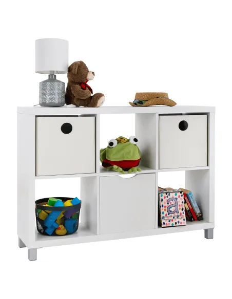 Dulap biblioraft, TOFI 4 NEW, living/birou, 111x29x83 cm, PAL melaminat | MobilaOK