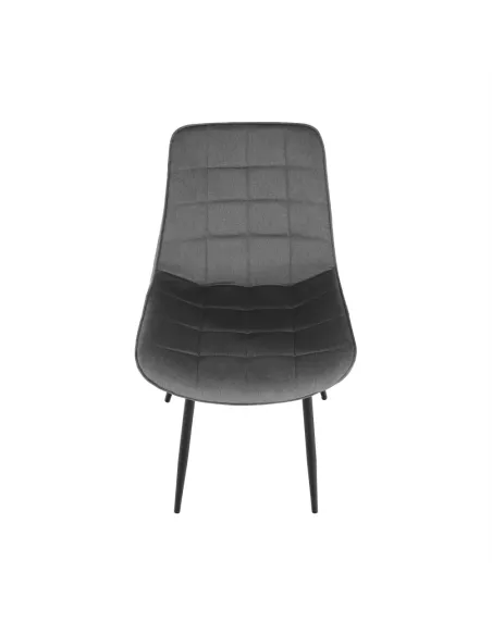 Scaun SARIN, birou/living, 54x56x90 cm, catifea și metal | MobilaOK