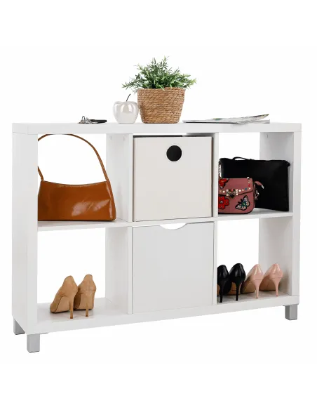 Dulap biblioraft, TOFI 4 NEW, living/birou, 111x29x83 cm, PAL melaminat | MobilaOK