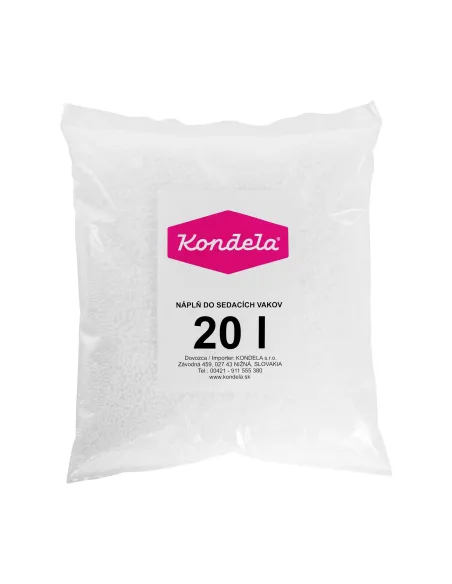 Umplutură sac şezut KONDELA, bile polistiren EPS, 20 litri | MobilaOK