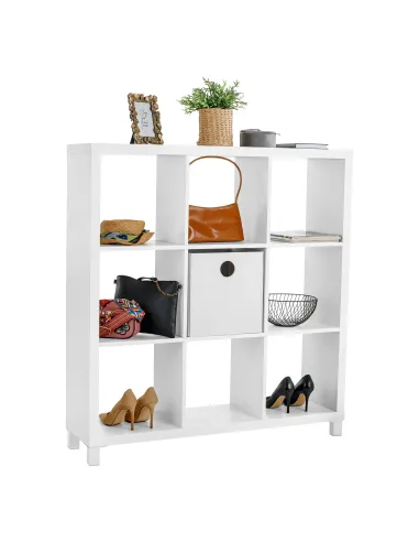 Dulap bibliotecă, TOFI 5 NEW, living/hol/birou, 111x29x83 cm, PAL melaminat | MobilaOK