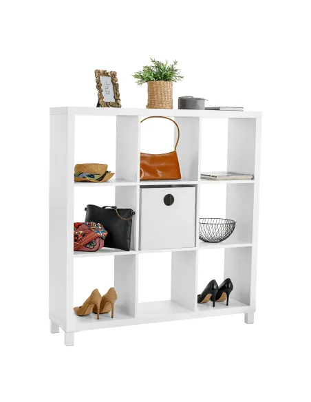 Dulap bibliotecă, TOFI 5 NEW, living/hol/birou, 111x29x83 cm, PAL melaminat | MobilaOK