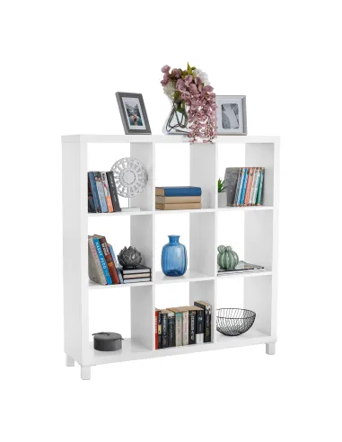 Dulap bibliotecă, TOFI 5 NEW, living/hol/birou, 111x29x83 cm, PAL melaminat | MobilaOK