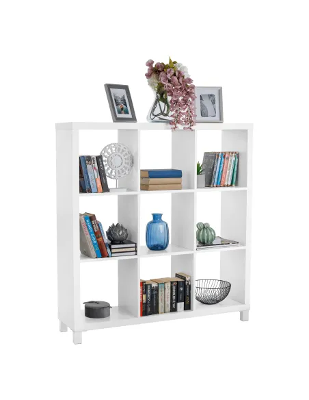 Dulap bibliotecă, TOFI 5 NEW, living/hol/birou, 111x29x83 cm, PAL melaminat | MobilaOK