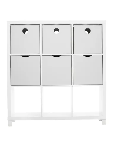 Dulap bibliotecă, TOFI 5 NEW, living/hol/birou, 111x29x83 cm, PAL melaminat | MobilaOK