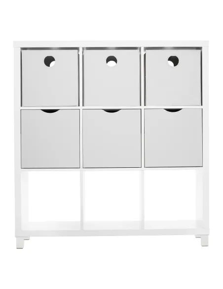 Dulap bibliotecă, TOFI 5 NEW, living/hol/birou, 111x29x83 cm, PAL melaminat | MobilaOK