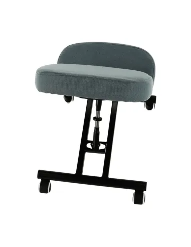 Scaun ergonomic de îngenunchiere KILIAN, birou, 45x62x52-62 cm, ţesătură şi metal | MobilaOK