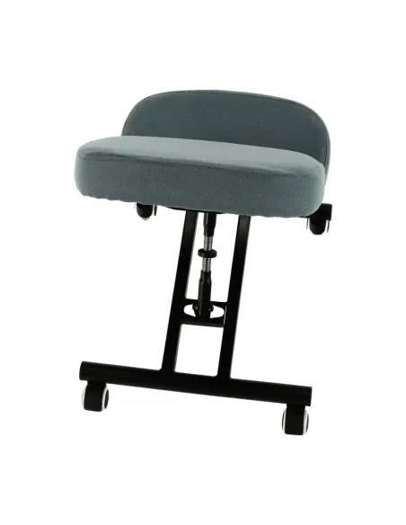 Scaun ergonomic de îngenunchiere KILIAN, birou, 45x62x52-62 cm, ţesătură şi metal | MobilaOK