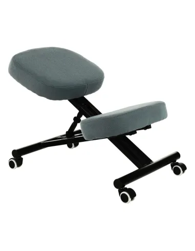 Scaun ergonomic de îngenunchiere KILIAN, birou, 45x62x52-62 cm, ţesătură şi metal | MobilaOK