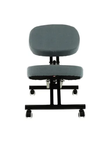 Scaun ergonomic de îngenunchiere KILIAN, birou, 45x62x52-62 cm, ţesătură şi metal | MobilaOK