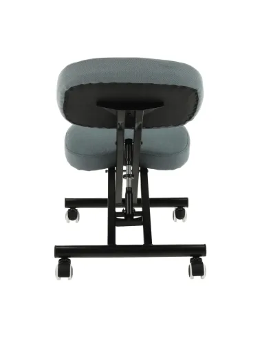 Scaun ergonomic de îngenunchiere KILIAN, birou, 45x62x52-62 cm, ţesătură şi metal | MobilaOK