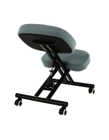 Scaun ergonomic de îngenunchiere KILIAN, birou, 45x62x52-62 cm, ţesătură şi metal | MobilaOK