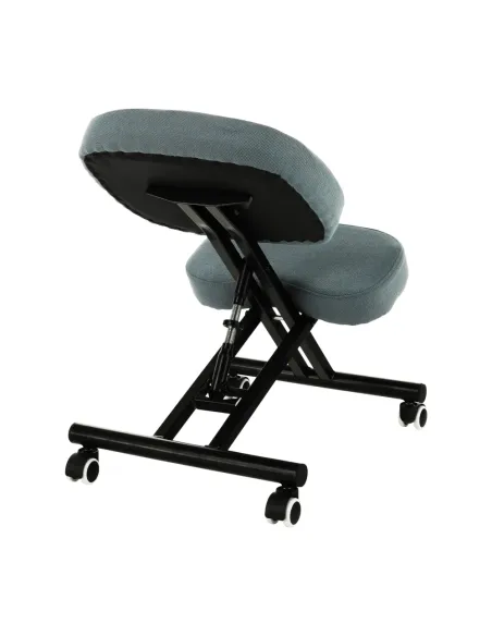 Scaun ergonomic de îngenunchiere KILIAN, birou, 45x62x52-62 cm, ţesătură şi metal | MobilaOK
