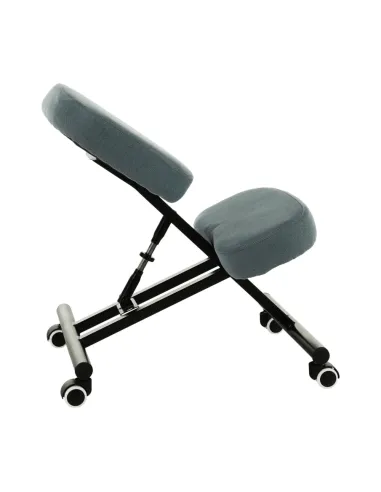 Scaun ergonomic de îngenunchiere KILIAN, birou, 45x62x52-62 cm, ţesătură şi metal | MobilaOK