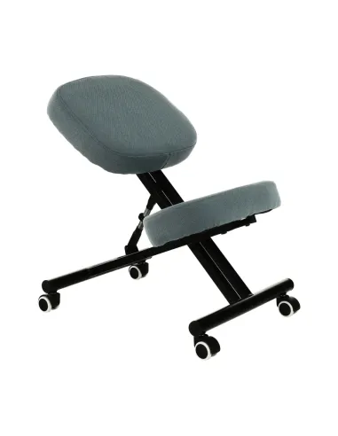 Scaun ergonomic de îngenunchiere KILIAN, birou, 45x62x52-62 cm, ţesătură şi metal | MobilaOK