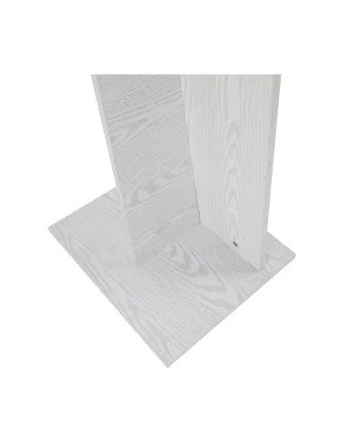 Oglindă cu roți NEPTUN, dormitor/hol, 40x168 cm, MDF alb | MobilaOK